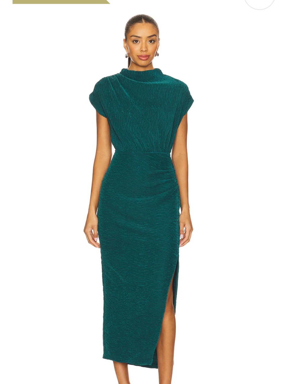 SAYLOR Delmara Dress in Emerald midi dress Medium